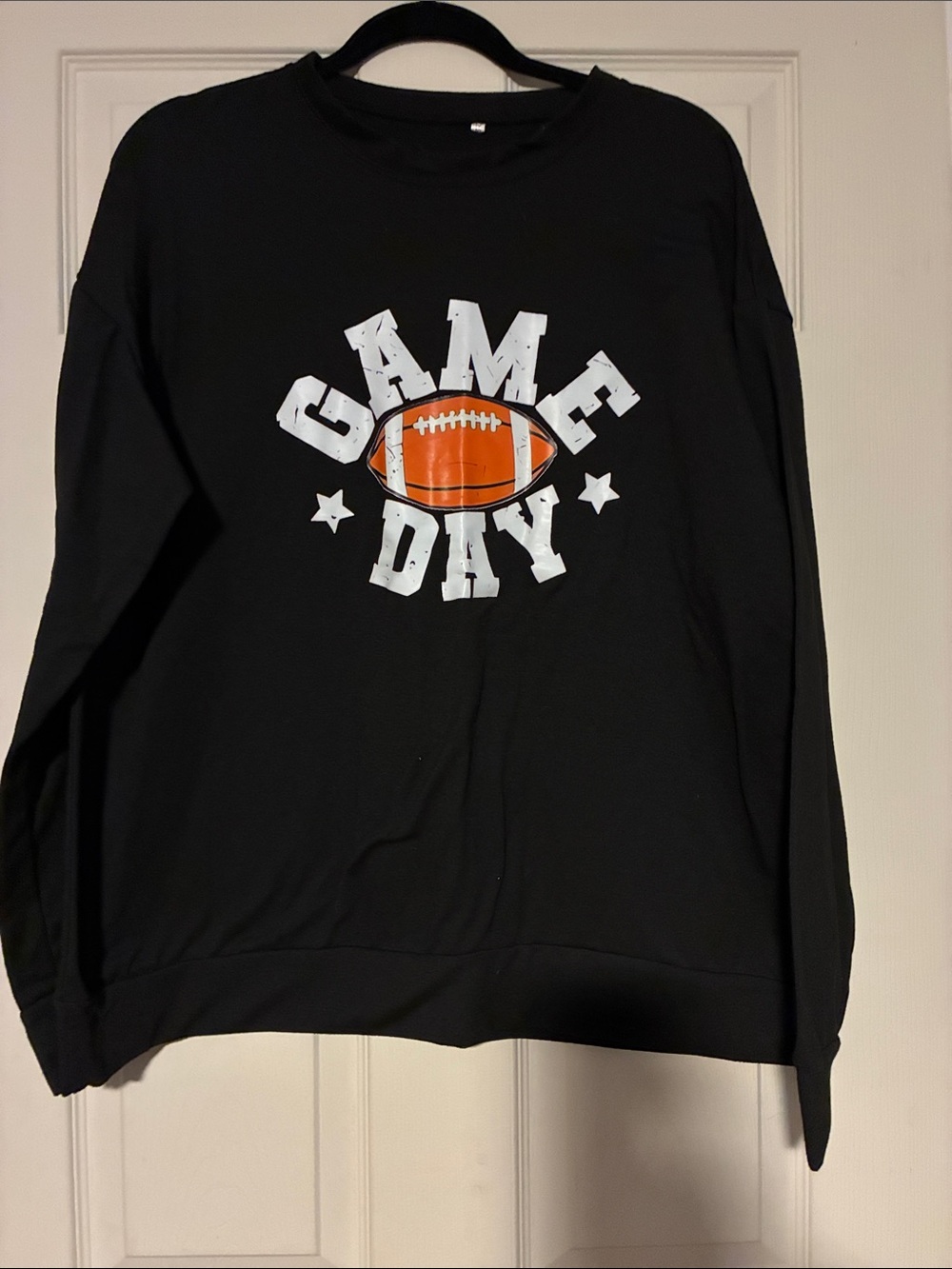 Football game day long sleeve shirt top